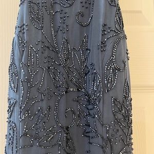 Fabulous Grey- Bluish Sequins Gown